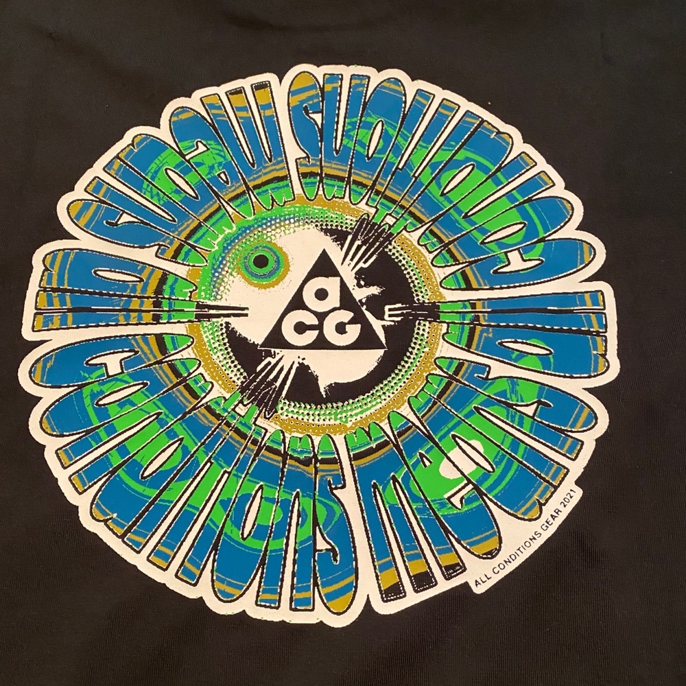 Nike ACG Long Sleeve Circle T Shirt DH3329 010 - Picture 2 of 5